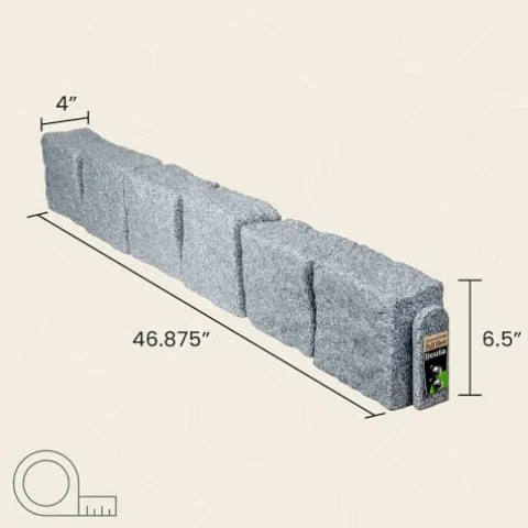 Beuta Landscaping Lawn Garden Edging Border 40Pc Sandstone