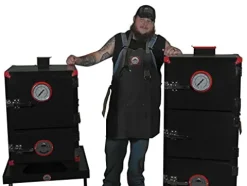 Big Wood Cooking Double Stack Smoker Charcoal