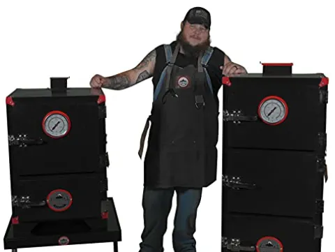 Big Wood Cooking Double Stack Smoker Charcoal