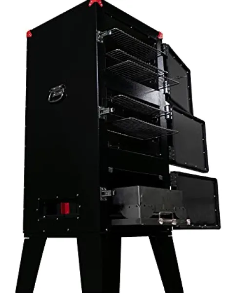 Big Wood Cooking Double Stack Smoker Charcoal