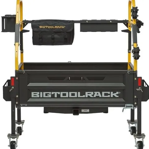 Bigtoolrack Mobile Work Station Counter-Weight and Storage Attachment Orange