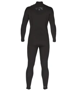 Billabong Mens 4/3mm Absolute Chest Zip Fullsuit GBS Wetsuit Black 23 Medium