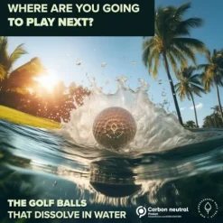 Biodegradable Golf Balls White