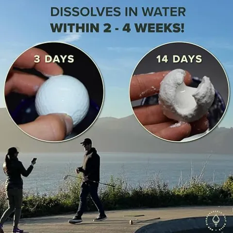 Biodegradable Golf Balls White