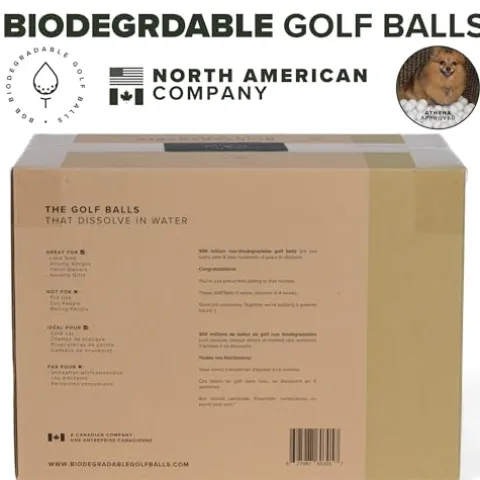 Biodegradable Golf Balls White