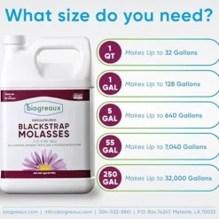 Biogreaux Organic All-Purpose Fertilizer & Potassium Booster 250 Gallon