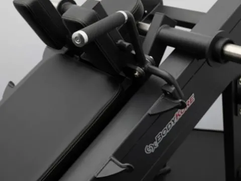 BK BodyKore Adjustable Hack Squat FL1811 Silver and Black