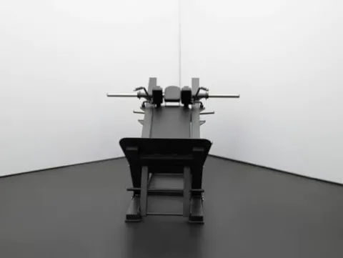 BK BodyKore Adjustable Hack Squat FL1811 Silver and Black