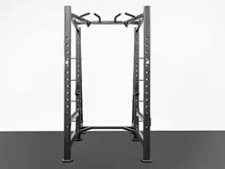 BK BodyKore Commercial Squat Rack & Adjustable Bench 300Lb Olympic Weight Combo Silver Frame