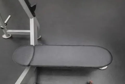 BK BodyKore Elite Series Olympic Flat Bench Silver