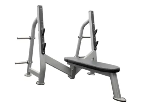 BK BodyKore Elite Series Olympic Flat Bench Silver