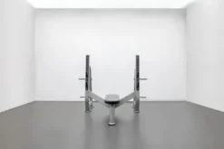 BK BodyKore Elite Series Olympic Flat Bench Silver