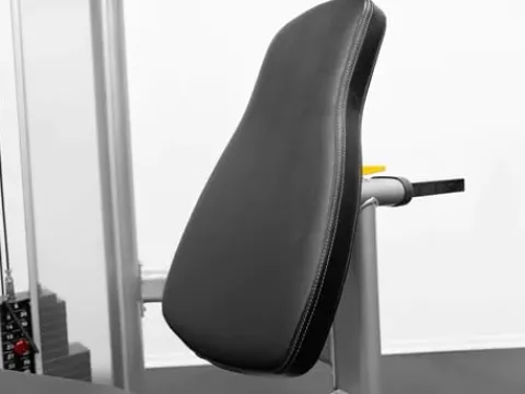 BK BodyKore Isolation Series Leg Extension & Leg Curl GR639 Black and Silver