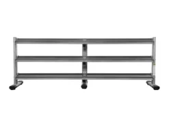 BK BodyKore 5-100lb Dumbbell Rack G243 Silver