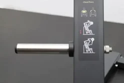 BK BodyKore Stacked Series Plate Loaded Chest Press Black Frame