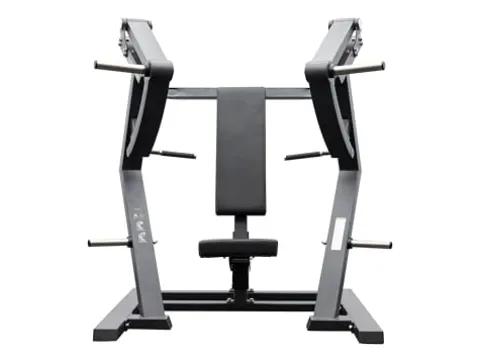 BK BodyKore Stacked Series Plate Loaded Chest Press Black Frame