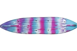 BKC Brooklyn 13.0 Pro Tandem Sit On Top Fishing Kayak Purple Camo