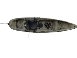 BKC Brooklyn 12.0 Single Pedal Sit-On-Top Fishing Kayak Camo