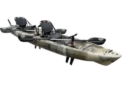 BKC Brooklyn 13.5 Tandem Sit On Top Fishing Kayak Camo