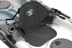 BKC TK181 12.5′ Tandem Sit On Top Kayak W/ 2 Soft Padded Seats, Paddles, 7 Rod Holders – Desert