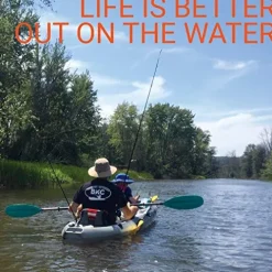 BKC TK181 Angler Tandem Fishing Kayak GreenCamo