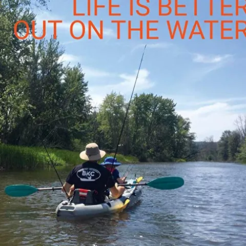 BKC TK181 Angler Tandem Fishing Kayak GreenCamo