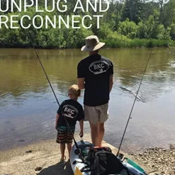 BKC TK181 Angler Tandem Fishing Kayak GreenCamo