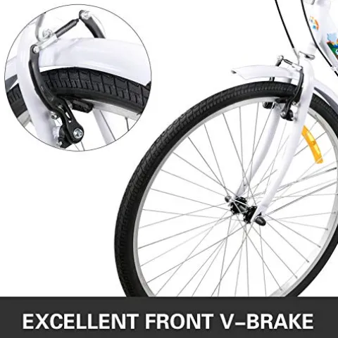 Bkisy Adult 7-Speed Tricycle White