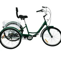 Bkisy Adult Tricycle 24” 1-Speed Green