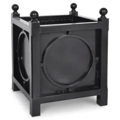 Black Iron Planter Black