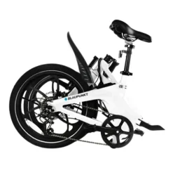 BLAUPUNKT Folding Electric Bike 350W Lightweight UL Certified 20 Inch White