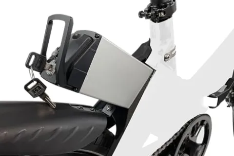 BLAUPUNKT Folding Electric Bike 350W Lightweight UL Certified 20 Inch White