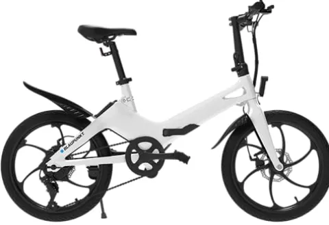 BLAUPUNKT Folding Electric Bike 350W Lightweight UL Certified 20 Inch White