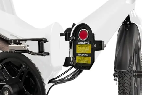 BLAUPUNKT Folding Electric Bike 350W Lightweight UL Certified 20 Inch White