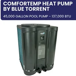 Blue Torrent ComforTemp Heat Pump – 45,000 Gallon Pool Pump – 137,000 BTU