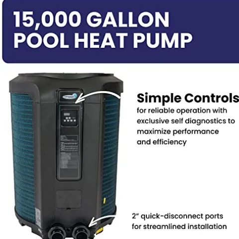 Blue Torrent Pumps ComforTemp Pool Heat Pump 53,000 BTU
