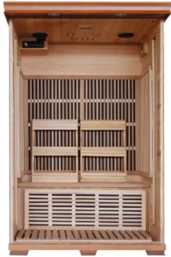 Blue Wave 2 Person Cedar Carbon Infrared Sauna Yukon