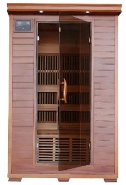 Blue Wave 2 Person Cedar Carbon Infrared Sauna Yukon