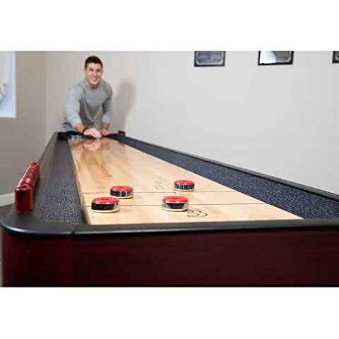 Blue Wave 9′ Shuffleboard – Dark Cherry