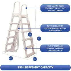 Blue Wave Affinity 27-ft Round 52-in Deep Above Ground Swimming Pool Gray