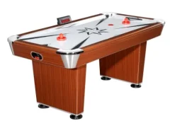 Blue Wave FamilyPoolFun Midtown 6′ Air Hockey Table Cherry-Silver