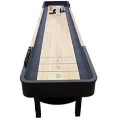 Blue Wave Hathaway Merlot 9′ Shuffleboard Table Espresso Natural