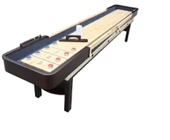 Blue Wave Hathaway Merlot 9′ Shuffleboard Table Espresso Natural