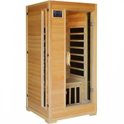 Blue Wave HeatWave BSA2402 1-2 Person Hemlock Carbon Infrared Sauna Hemlock