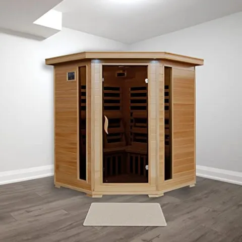 Blue Wave HeatWave BSA2420 4 Person Hemlock Carbon Infrared Sauna