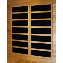 Blue Wave HeatWave Coronado SA2409 2 Person Sauna with Carbon Heaters and Chromotherapy System