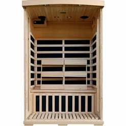 Blue Wave HeatWave Coronado SA2409 2 Person Sauna with Carbon Heaters and Chromotherapy System