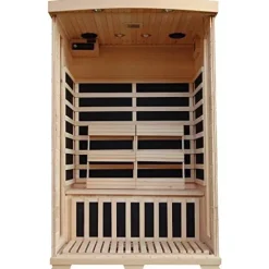 Blue Wave HeatWave Coronado SA2409 2 Person Sauna with Carbon Heaters and Chromotherapy System