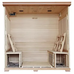 Blue Wave Heatwave 6-Person Cedar Sauna with Carbon Heaters
