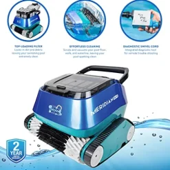 Blue Wave Meridian Robotic Pool Cleaner Blue/Teal